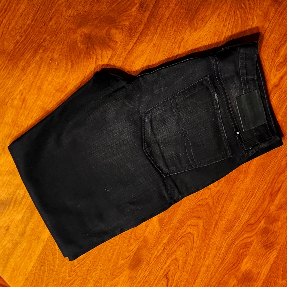 Lucky Jean's. Black/Grey. Minimal Faux Distressed. 30x32
